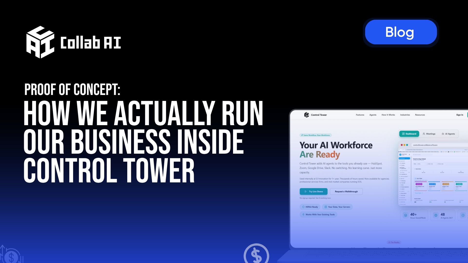 Proof of Concept: How We Actually Run Our Business Inside Control Tower